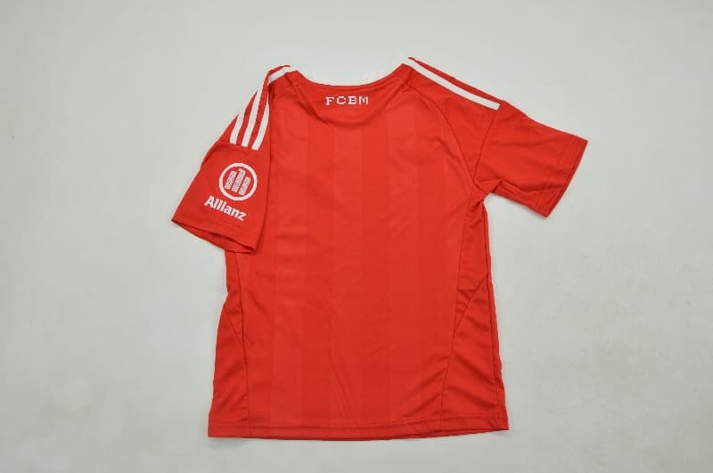 Kids Bayern Munich 25/26 Goalkeeper Red Soccer Jersey And Shorts