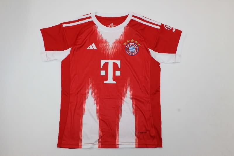 Kids Bayern Munich 25/26 Home Soccer Jersey And Shorts