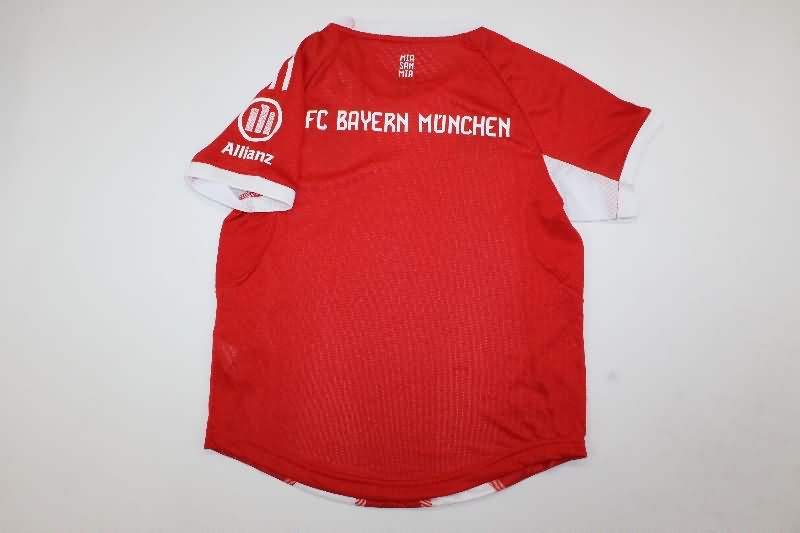 Kids Bayern Munich 25/26 Home Soccer Jersey And Shorts (Player)
