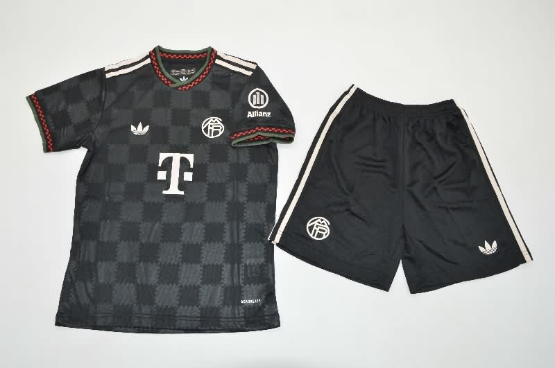 Kids Bayern Munich 25/26 Third Soccer Jersey And Shorts Kids Bayern Munich 25/26 Third Soccer Jersey And Shorts