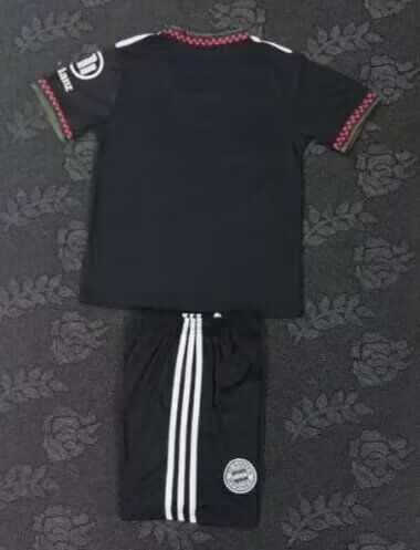 Kids Bayern Munich 25/26 Third Soccer Jersey And Shorts Leaked