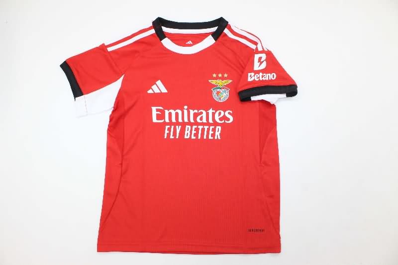 Kids Benfica 25/26 Home Soccer Jersey And Shorts