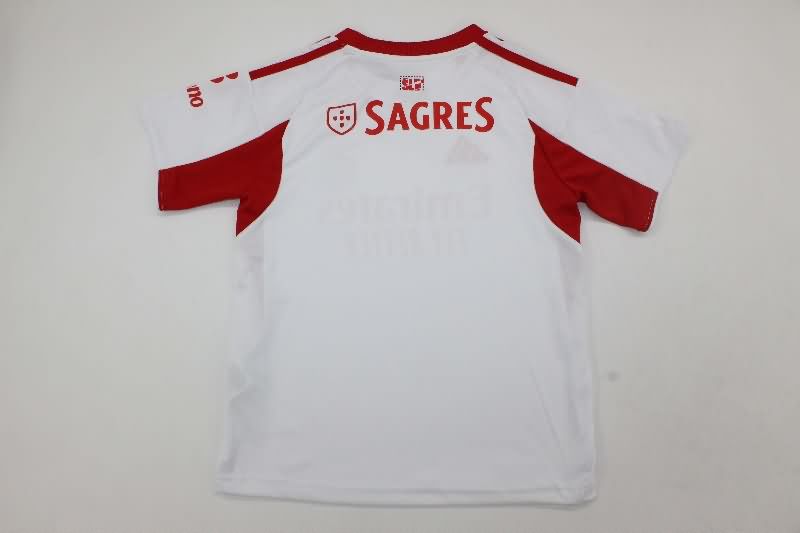 Kids Benfica 25/26 Third Soccer Jersey And Shorts