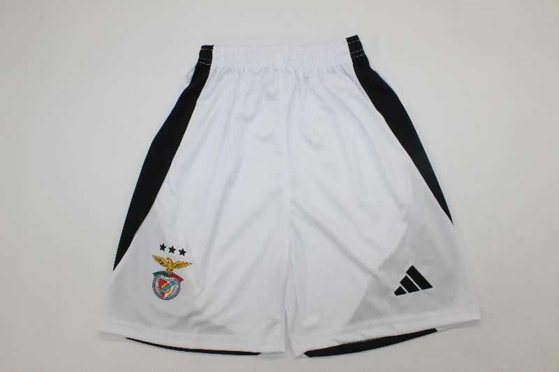 Kids Benfica 25/26 White Soccer Jersey And Shorts