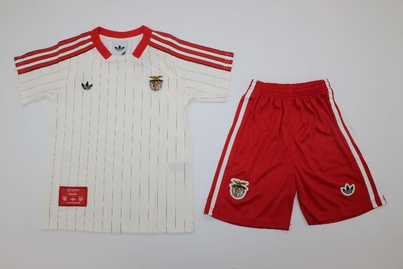 Kids Benfica 25/26 Yellow Soccer Jersey And Shorts Kids Benfica 25/26 Yellow Soccer Jersey And Shorts