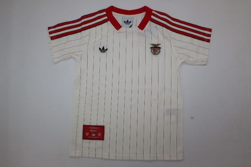 Kids Benfica 25/26 Yellow Soccer Jersey And Shorts