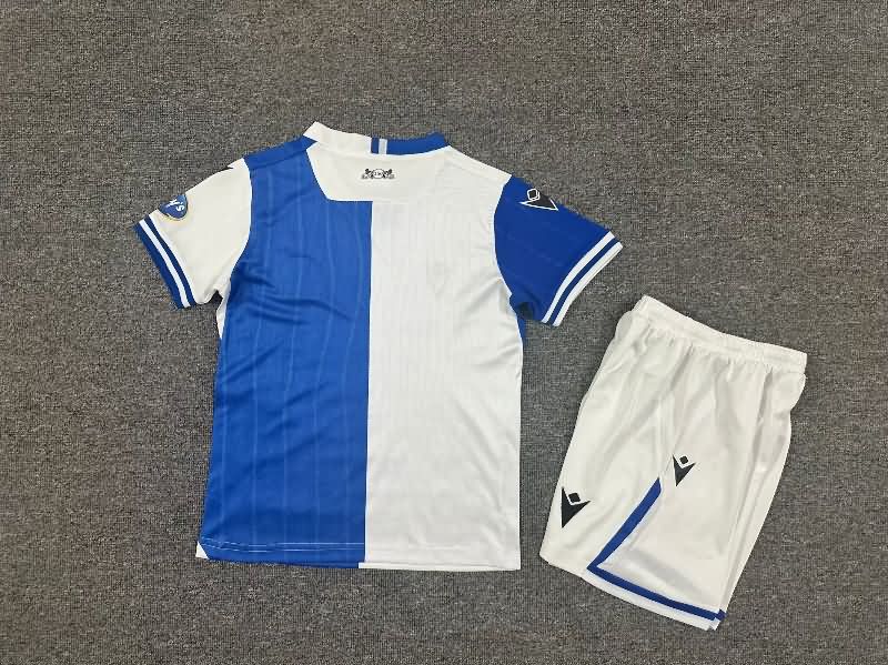 Kids Blackburn 25/26 Home Soccer Jersey And Shorts