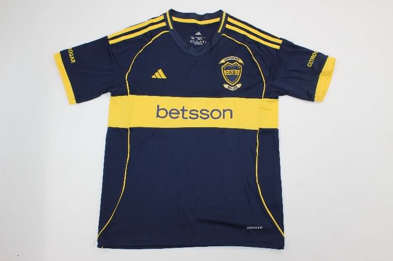 Kids Boca Juniors 25/26 Home Soccer Jersey And Shorts