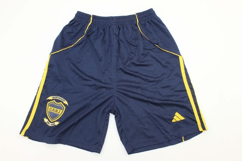 Kids Boca Juniors 25/26 Home Soccer Jersey And Shorts