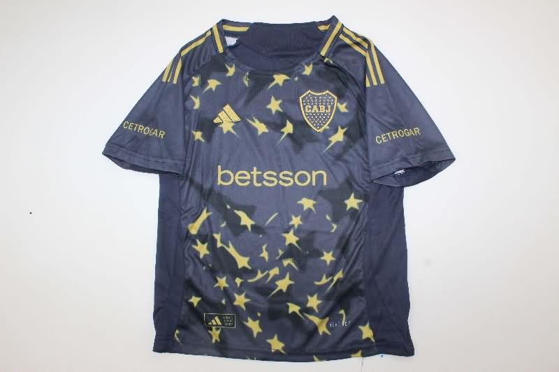 Kids Boca Juniors 25/26 Third Soccer Jersey And Shorts