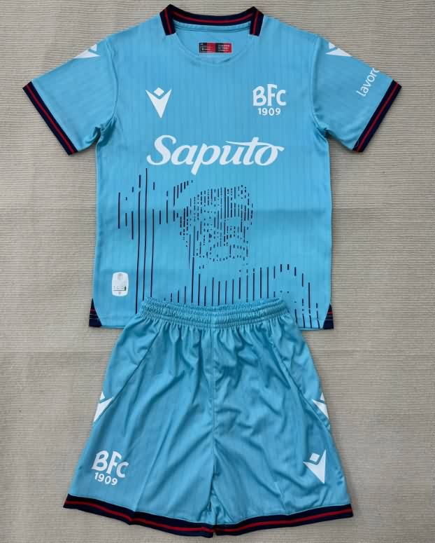 Kids Bologna 25/26 Third Soccer Jersey And Shorts