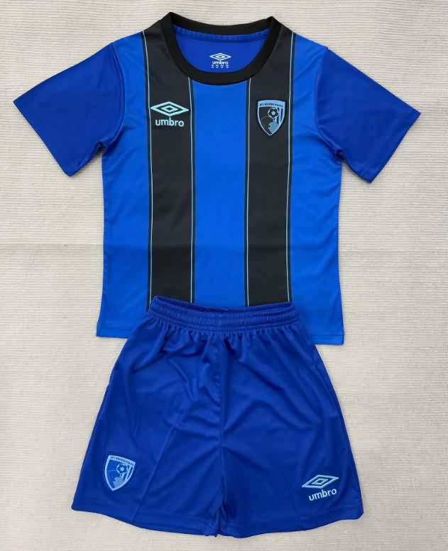 Kids Bournemouth 25/26 Away Soccer Jersey And Shorts Kids Bournemouth 25/26 Away Soccer Jersey And Shorts