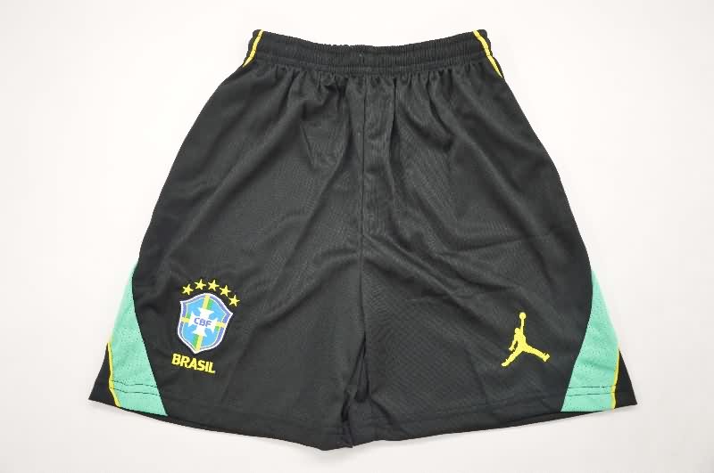 Kids Brazil 2026 Away Soccer Jersey And Shorts