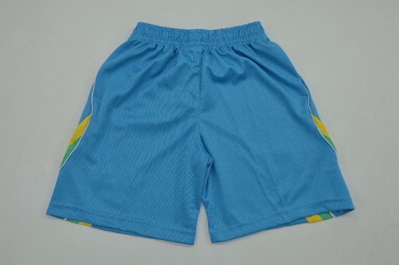 Kids Brazil 2026 Home Soccer Jersey And Shorts