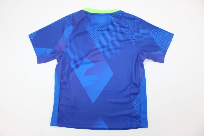 Kids Brazil 2025 Away Soccer Jersey And Shorts