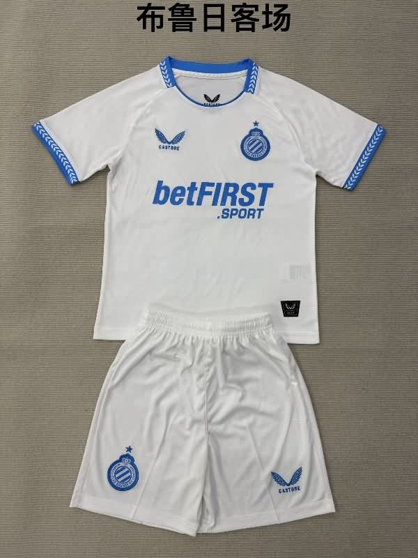 Kids Brugge 25/26 Away Soccer Jersey And Shorts Kids Brugge 25/26 Away Soccer Jersey And Shorts