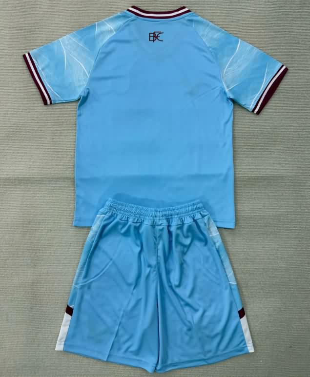 Kids Burnley 25/26 Away Soccer Jersey And Shorts