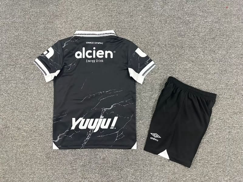 Kids CD Olimpia 25/26 Third Soccer Jersey And Shorts