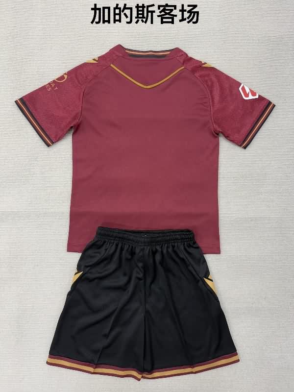 Kids Cadiz 25/26 Away Soccer Jersey And Shorts