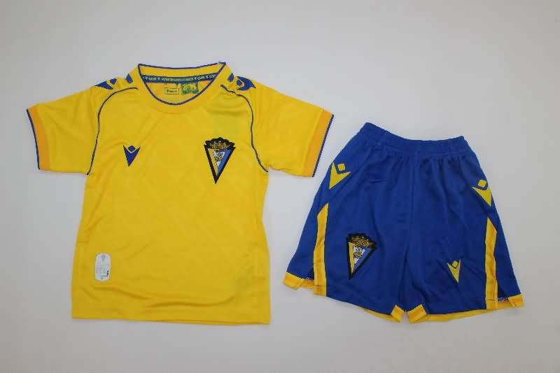 Kids Cadiz 25/26 Home Soccer Jersey And Shorts