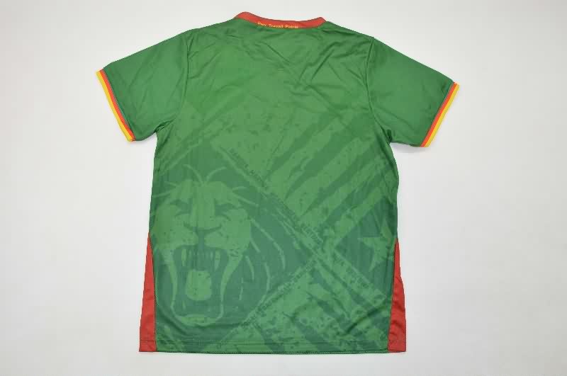 Kids Cameroon 2025 Home Soccer Jersey And Shorts