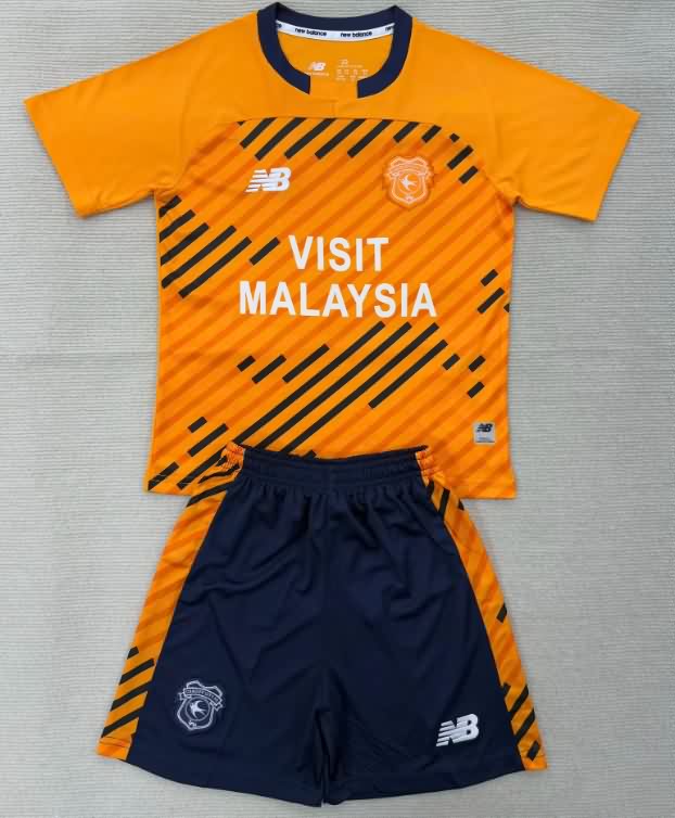 Kids Cardiff City 25/26 Third Soccer Jersey And Shorts