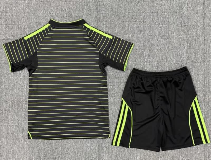 Kids Celtic 25/26 Away Soccer Jersey And Shorts
