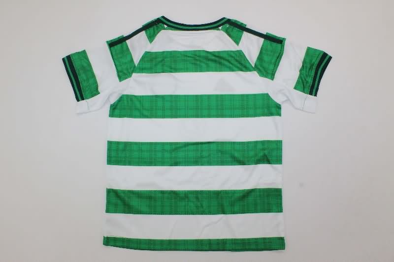 Kids Celtic 25/26 Home Soccer Jersey And Shorts