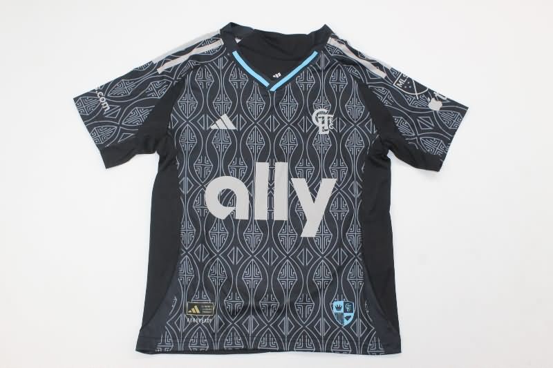 Kids Charlotte 2025 Home Soccer Jersey And Shorts