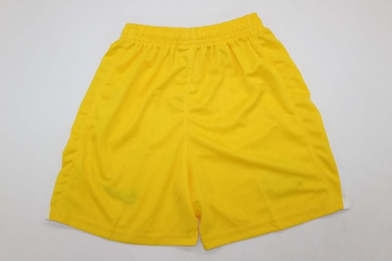 Kids Chelsea 25/26 Goalkeeper Yellow Soccer Jersey And Shorts