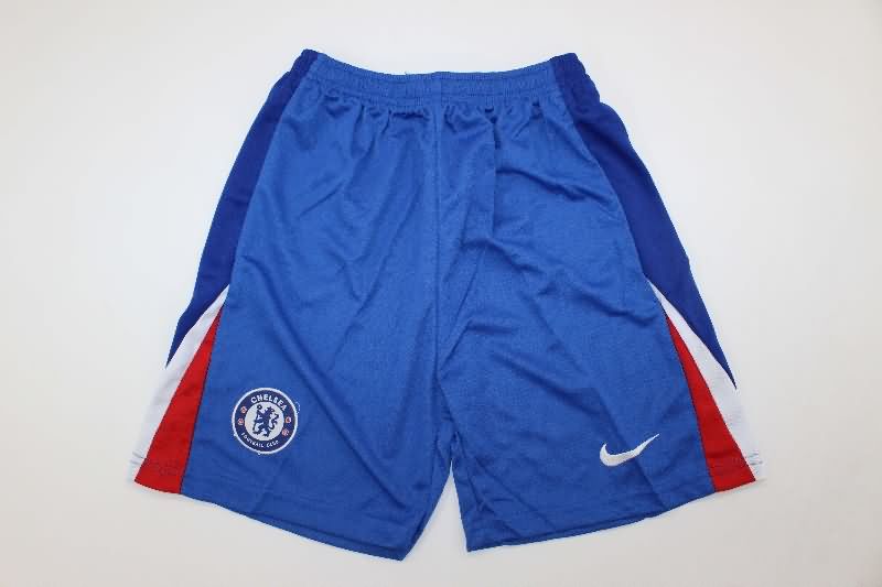 Kids Chelsea 25/26 Home Soccer Jersey And Shorts
