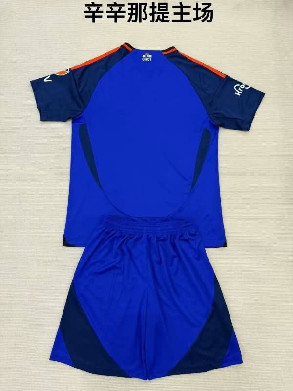 Kids Cincinnati 2025 Home Soccer Jersey And Shorts