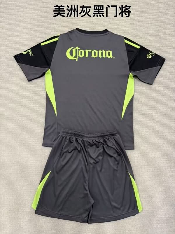 Kids Club America 25/26 Goalkeeper Black Soccer Jersey And Shorts