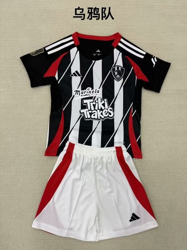 Kids Club de Cuervos 25/26 Home Soccer Jersey And Shorts Kids Club de Cuervos 25/26 Home Soccer Jersey And Shorts