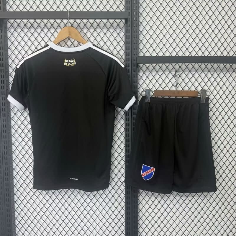Kids Colo Colo 100th Anniversary Black Soccer Jersey And Shorts