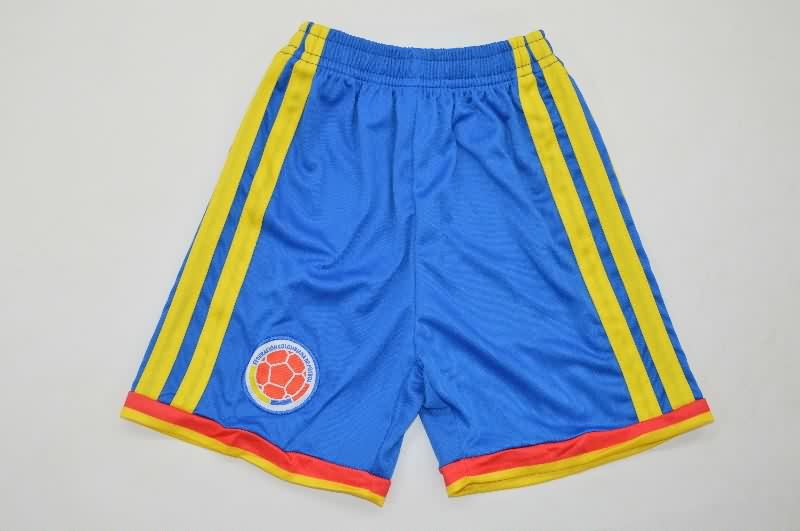 Kids Colombia 2026 World Cup Home Soccer Jersey And Shorts