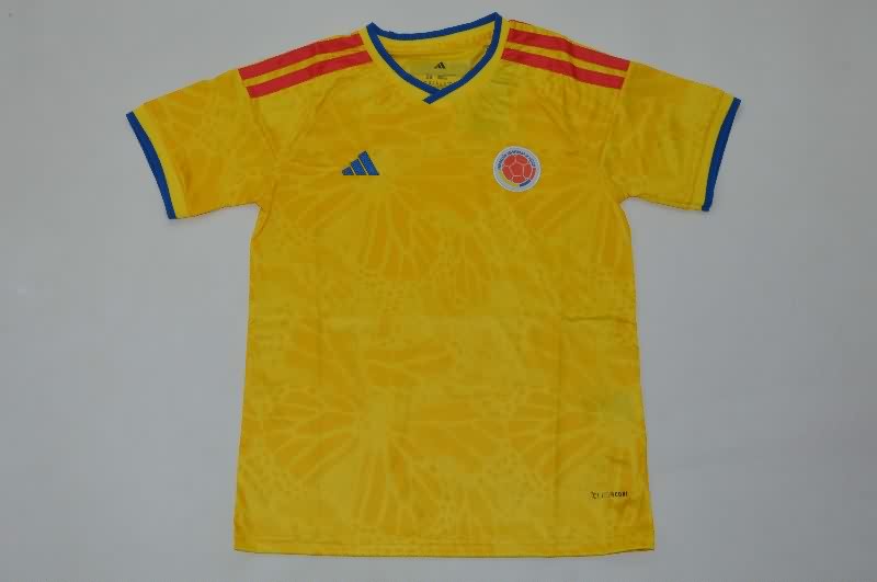 Kids Colombia 2025 Home Soccer Jersey And Shorts