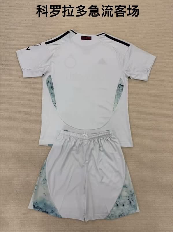Kids Colorado Rapids 2025 Away Soccer Jersey And Shorts
