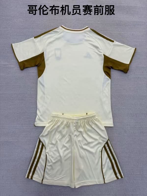 Kids Columbus Crew 2025 Training Soccer Jersey And Shorts