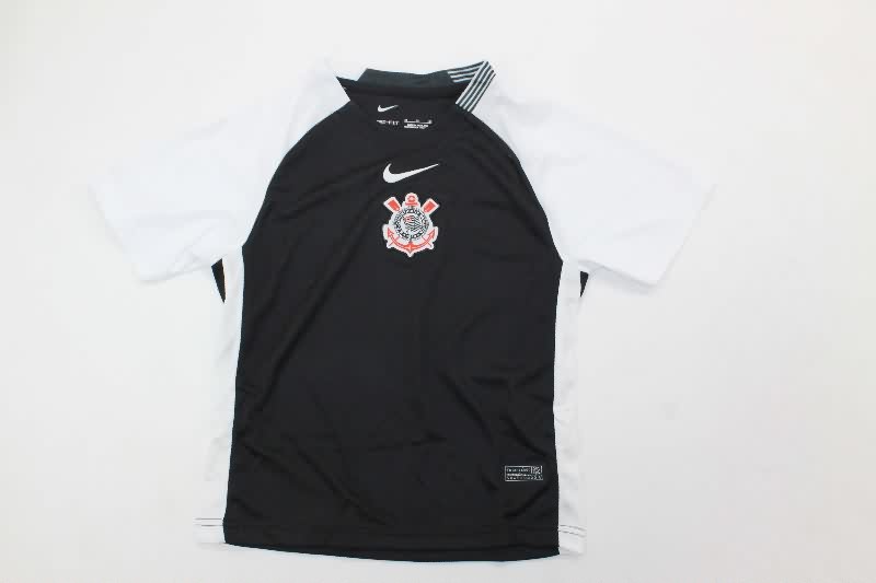 Kids Corinthians 2025 Away Soccer Jersey And Shorts