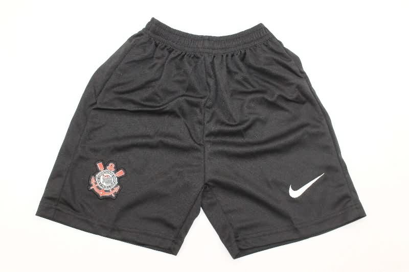 Kids Corinthians 2025 Away Soccer Jersey And Shorts