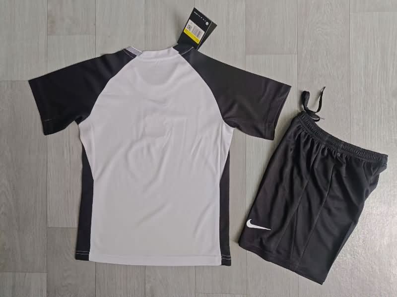 Kids Corinthians 2025 Home Soccer Jersey And Shorts