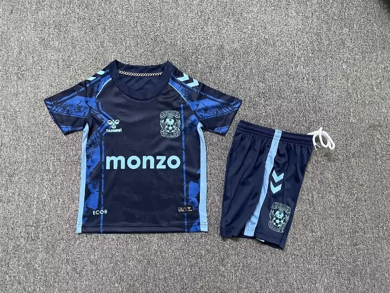 Kids Coventry City 25/26 Third Soccer Jersey And Shorts