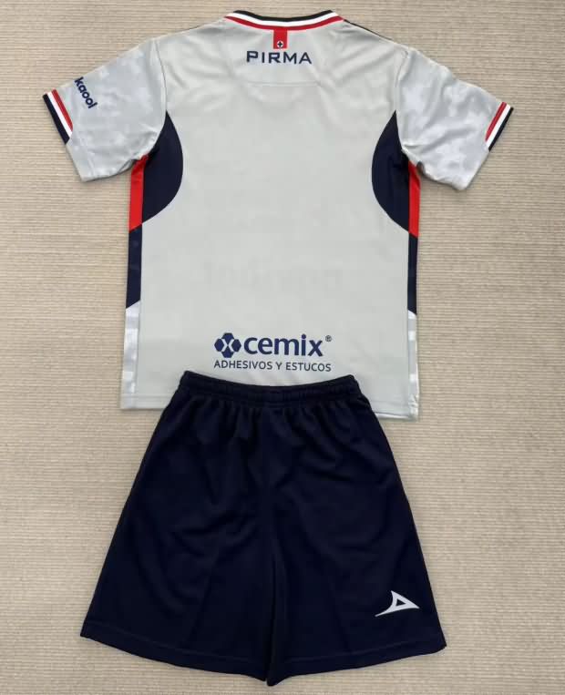 Kids Cruz Azul 25/26 Away Soccer Jersey And Shorts