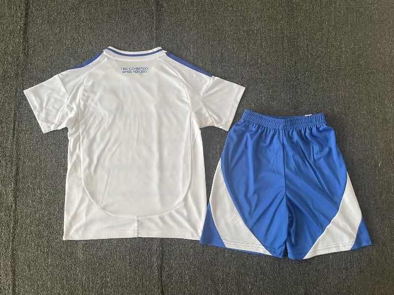 Kids Cruzeiro 2025 Away Soccer Jersey And Shorts