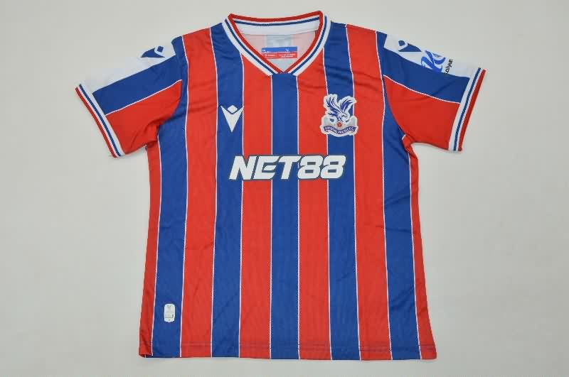 Kids Crystal Palace 25/26 Home Soccer Jersey And Shorts