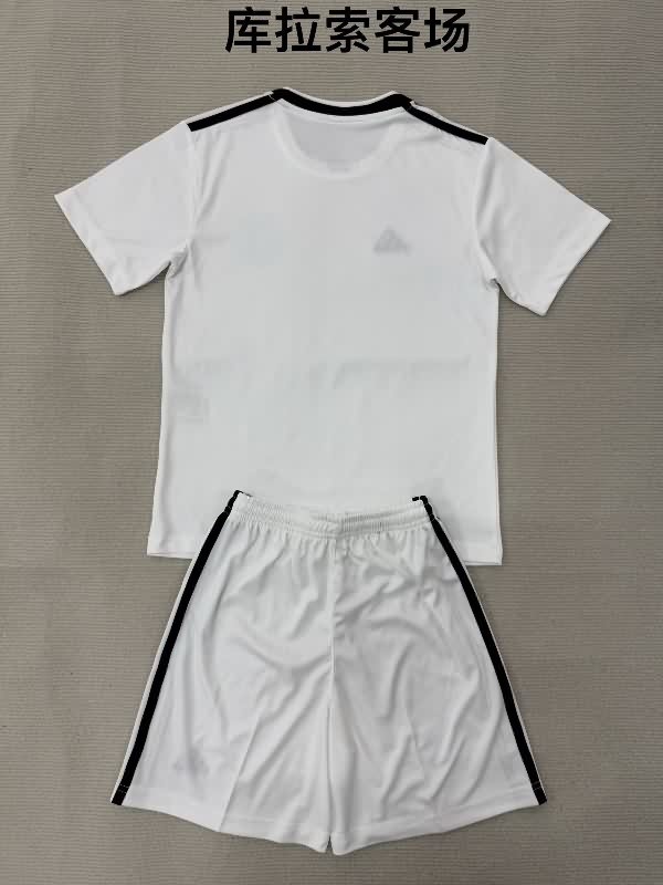 Kids Curacao 2026 Away Soccer Jersey And Shorts