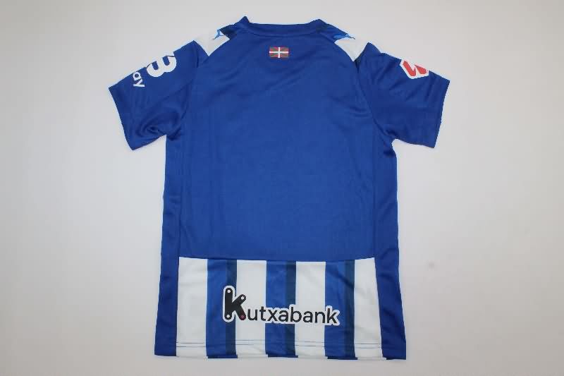Kids Deportivo Alaves 25/26 Home Soccer Jersey And Shorts