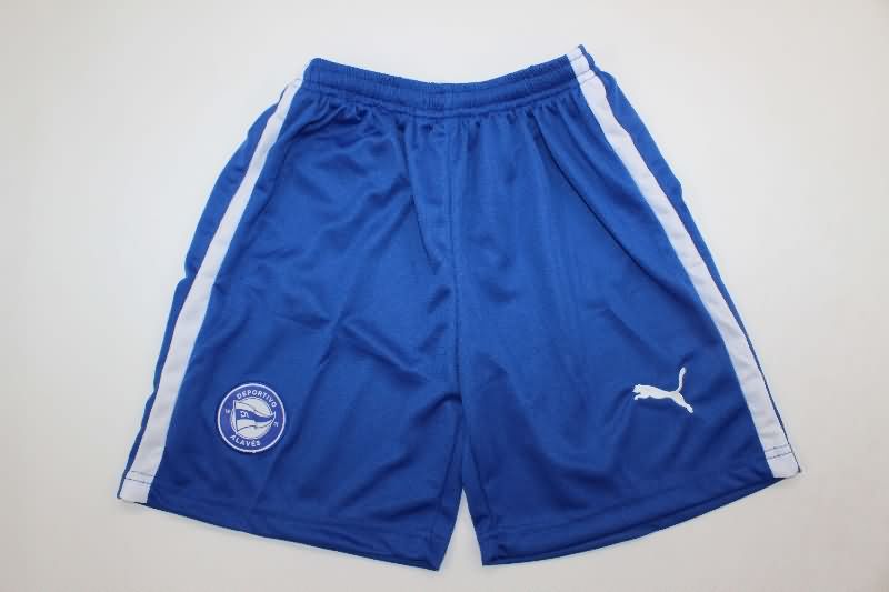 Kids Deportivo Alaves 25/26 Home Soccer Jersey And Shorts