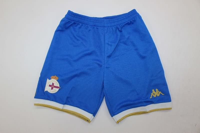 Kids Deportivo La Coruna 25/26 Home Soccer Jersey And Shorts